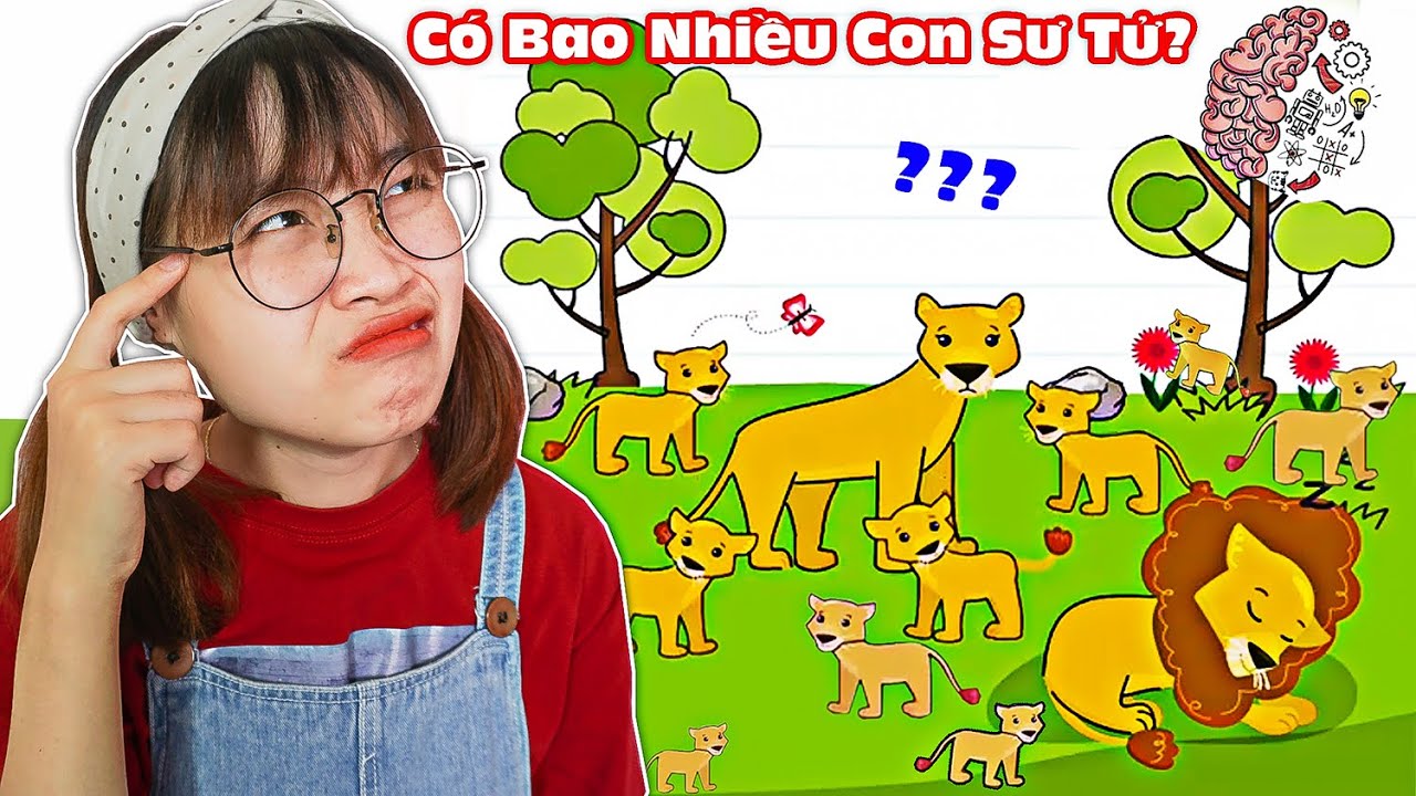 Siêu Game Hack Não Brain Test - Giúp Hà Sam Đếm Xem Có Bao Nhiêu Con Sư Tử ? Ai Trả Lời Được ?