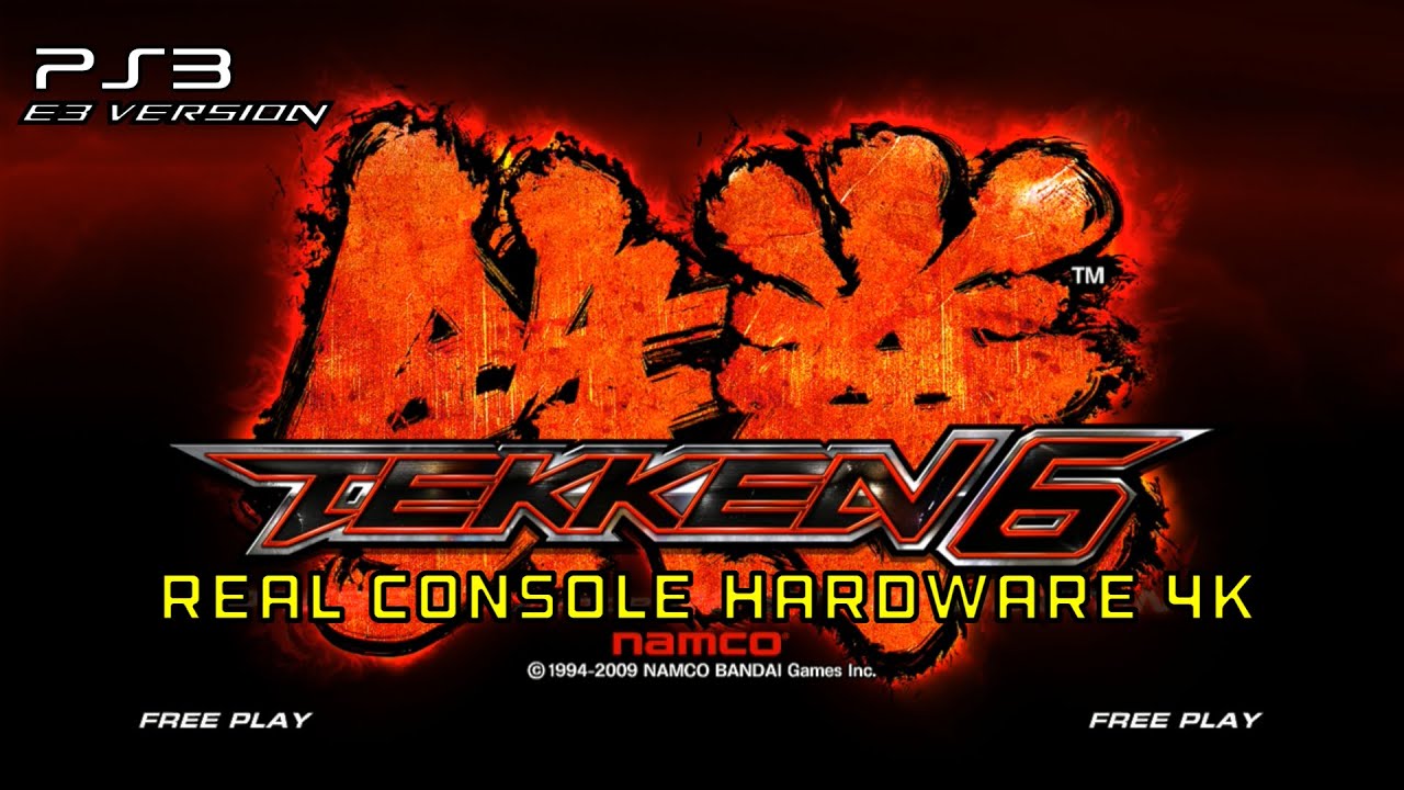 Tekken 6 E3 Beta (PS3) Gameplay 4K 60FPS