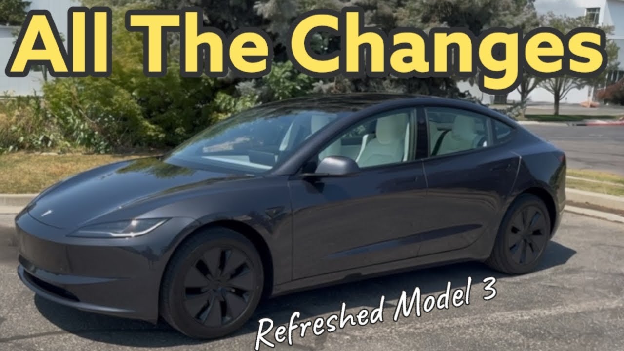 2025 Tesla Model 3 Long Range RWD, All Of The Changes From The Previous Generation Model 3!!