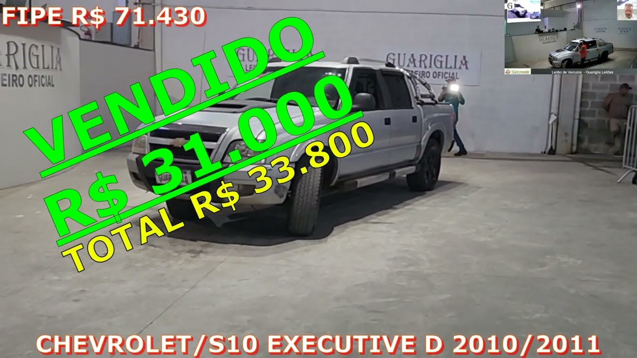 CARROS NO LEILÃO NO PRECINHO COM TRACKER, S10,AMAROK,S10,HRV,BMWX1,TIGGO5x DIA 26.02.26