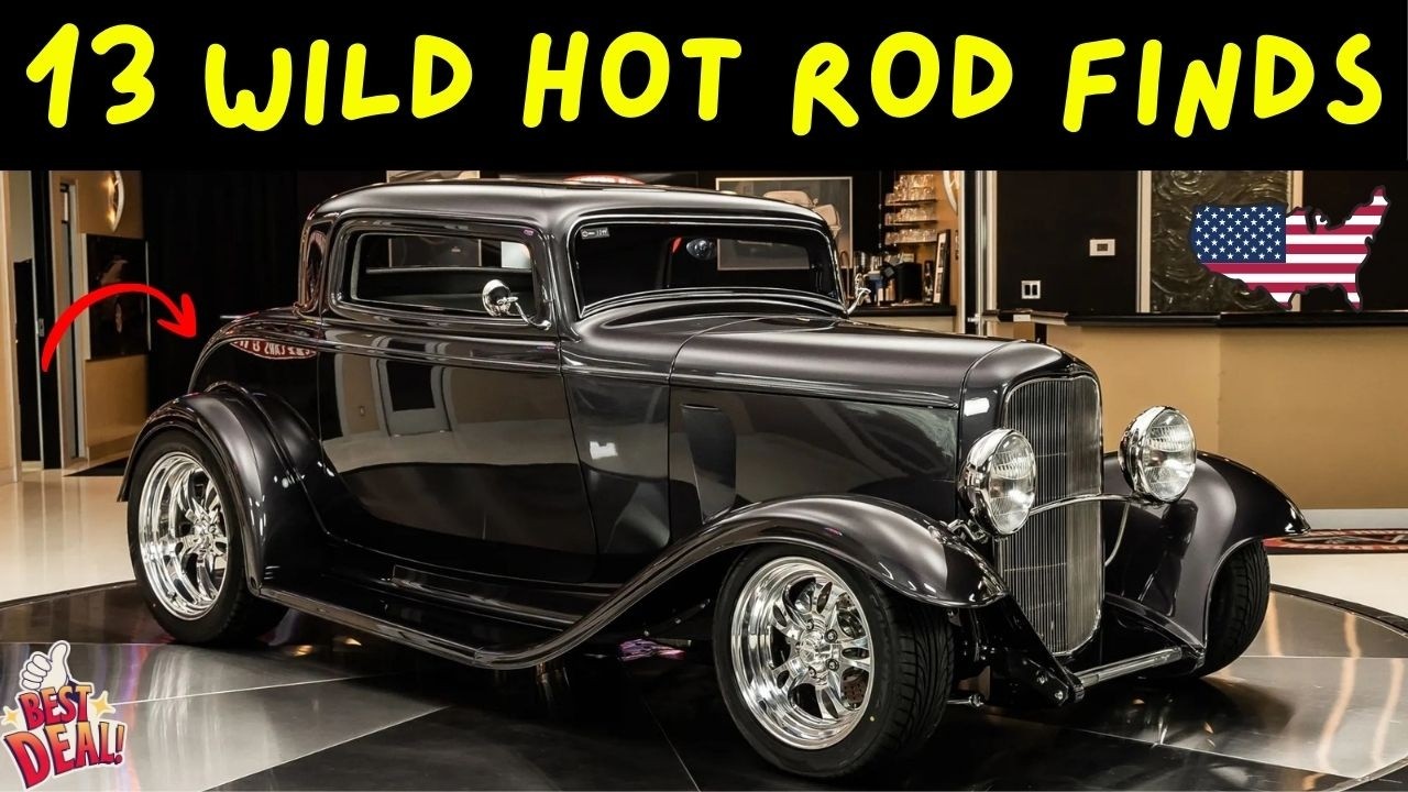 13 невероятных классических хот-родов на продажу | Брутальные олдскульные проекты