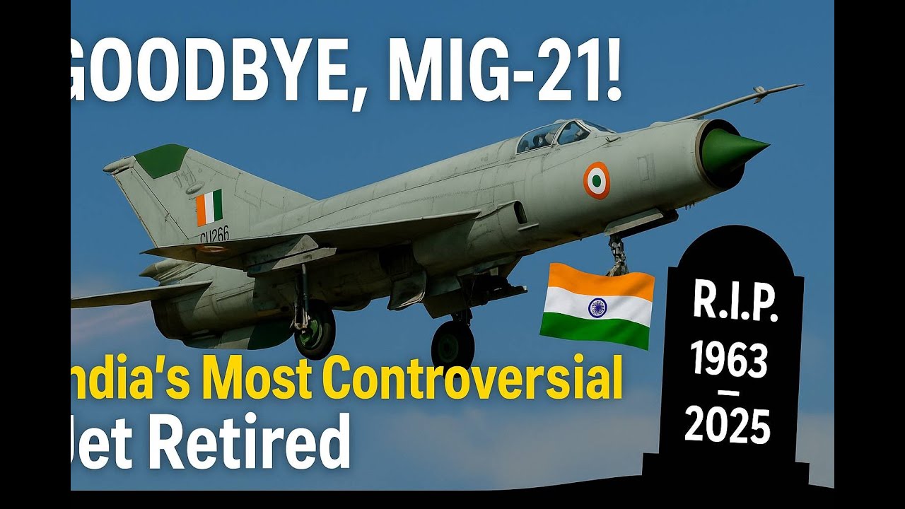 India Retires the MiG-21: End of an Era or a New Beginning for the IAF?#mig21 