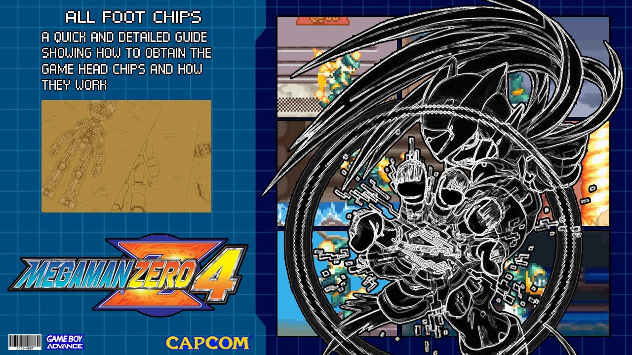 Megaman Zero 4 All Foot Parts Guide