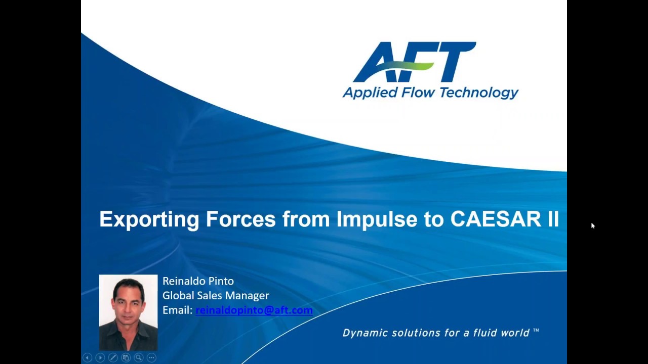 Exporting Forces from Impulse to CAESAR II