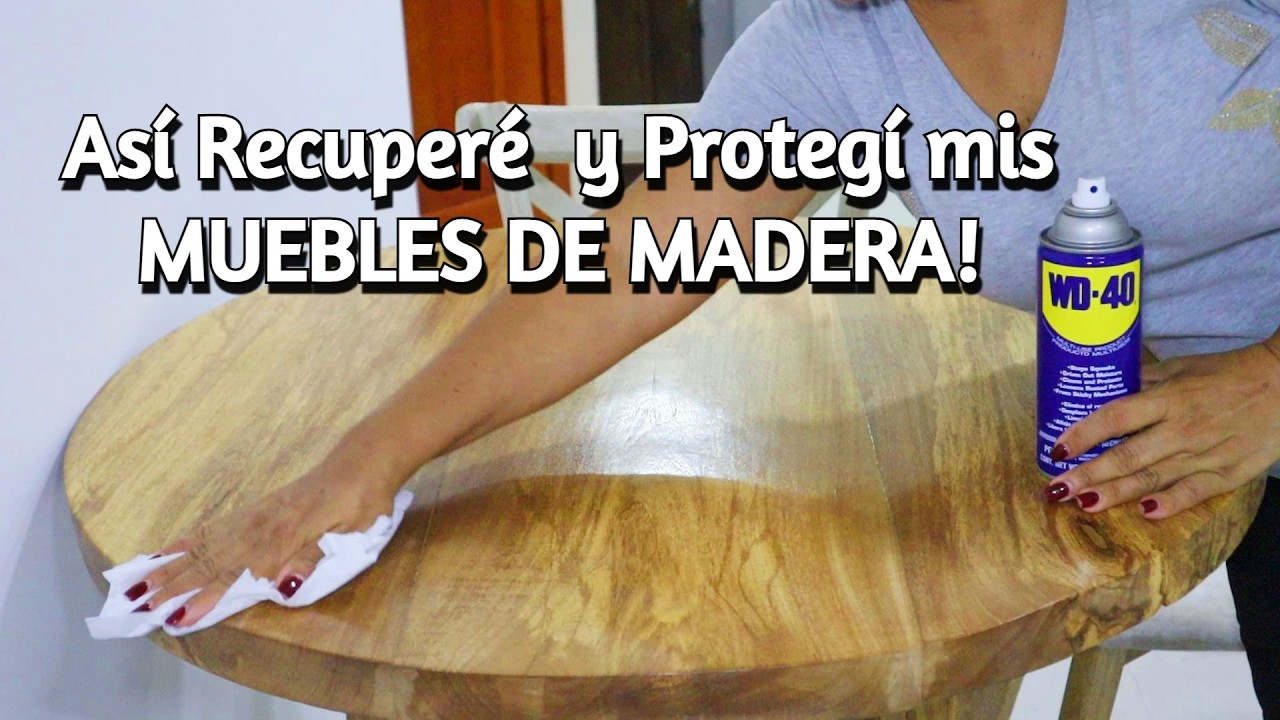 🟣 TIPS para BRILLAR, LIMPIAR y PROTEGER tus MUEBLES de MADERA  en Segundos!  | TIPS DE LIMPIEZA!