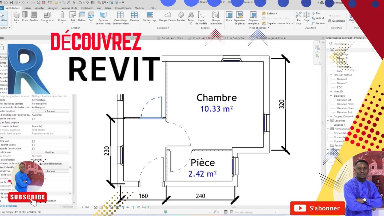 🔴👉🏽13 _ La notion des CONTRAINTES des Murs avec REVIT