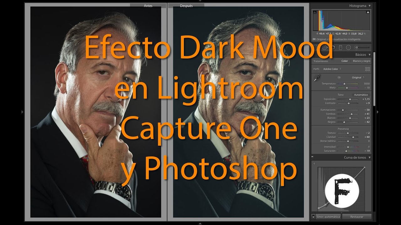 Efecto Dark Mood en Lightroom, Capture One y Photoshop. #YoMeQuedoEnCasaFOTO. 27.05.20