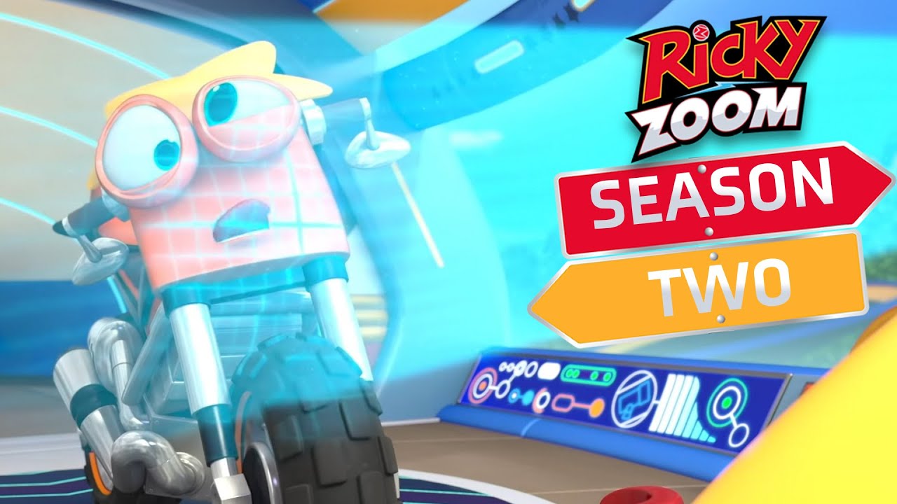 Troy's New Toy ⚡️Season Two ⚡️ Motorcycle Cartoon | Ricky Zoom