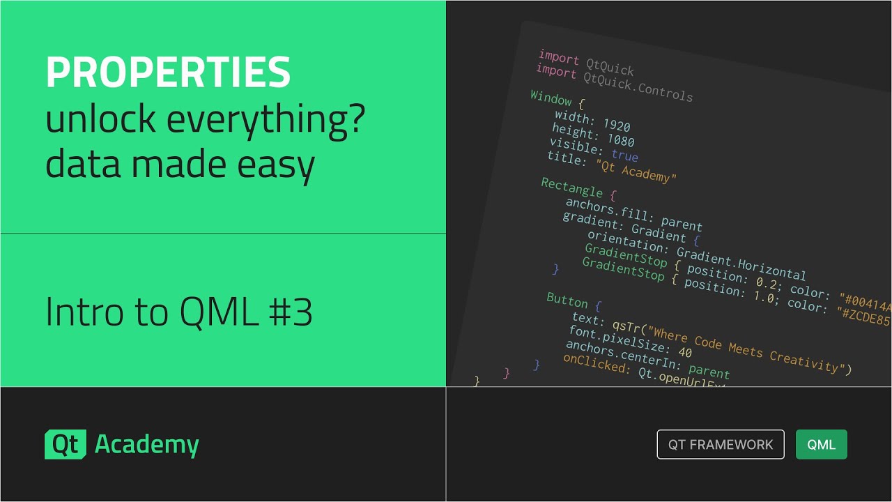 Properties & Types Explained | Intro to QML #3