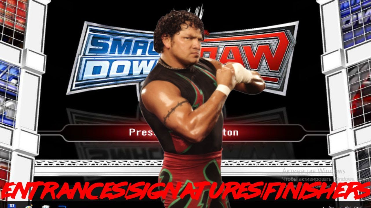 WWE Smackdown vs Raw 2009: выходы/подписи/финишеры: Супер сумасшедший
