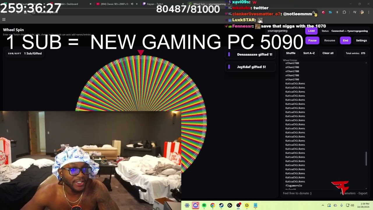 Oct 28 2025 (1) - GIRLS NIGHT TONIGHT!! WE HIT 80k SUBSCRIBERS!! 3 days left of Subathon (VOD)