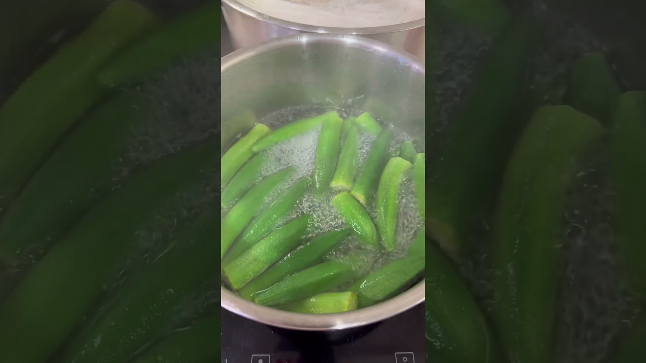 Steamed Okra. #Kalamansi #Patis #simplengulam  #simplengbuhay #followmeplease