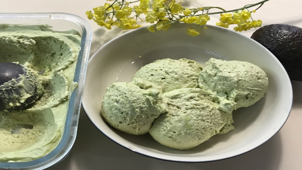 AVOCADO ICE CREAM | KETO | LOW CARB