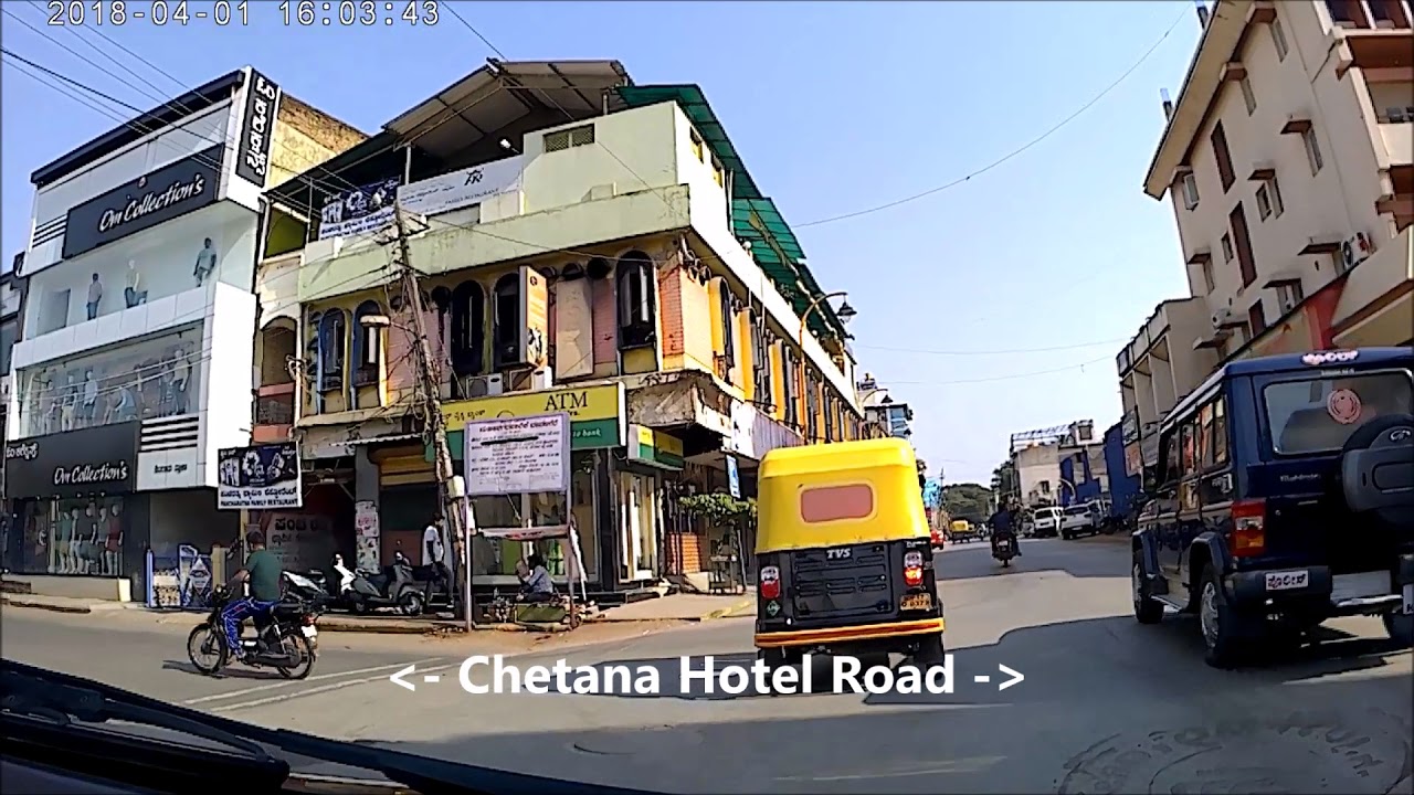 Davangere: drive across the city - dashcam video