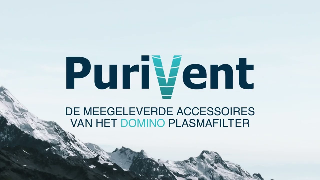 De meegeleverde accessoires van het Domino plasmafilter | PuriVent