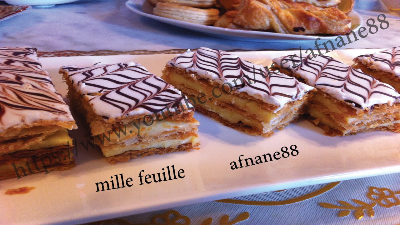 طريقة تحضير ميل فوي  بكل بساطة Mille-feuille