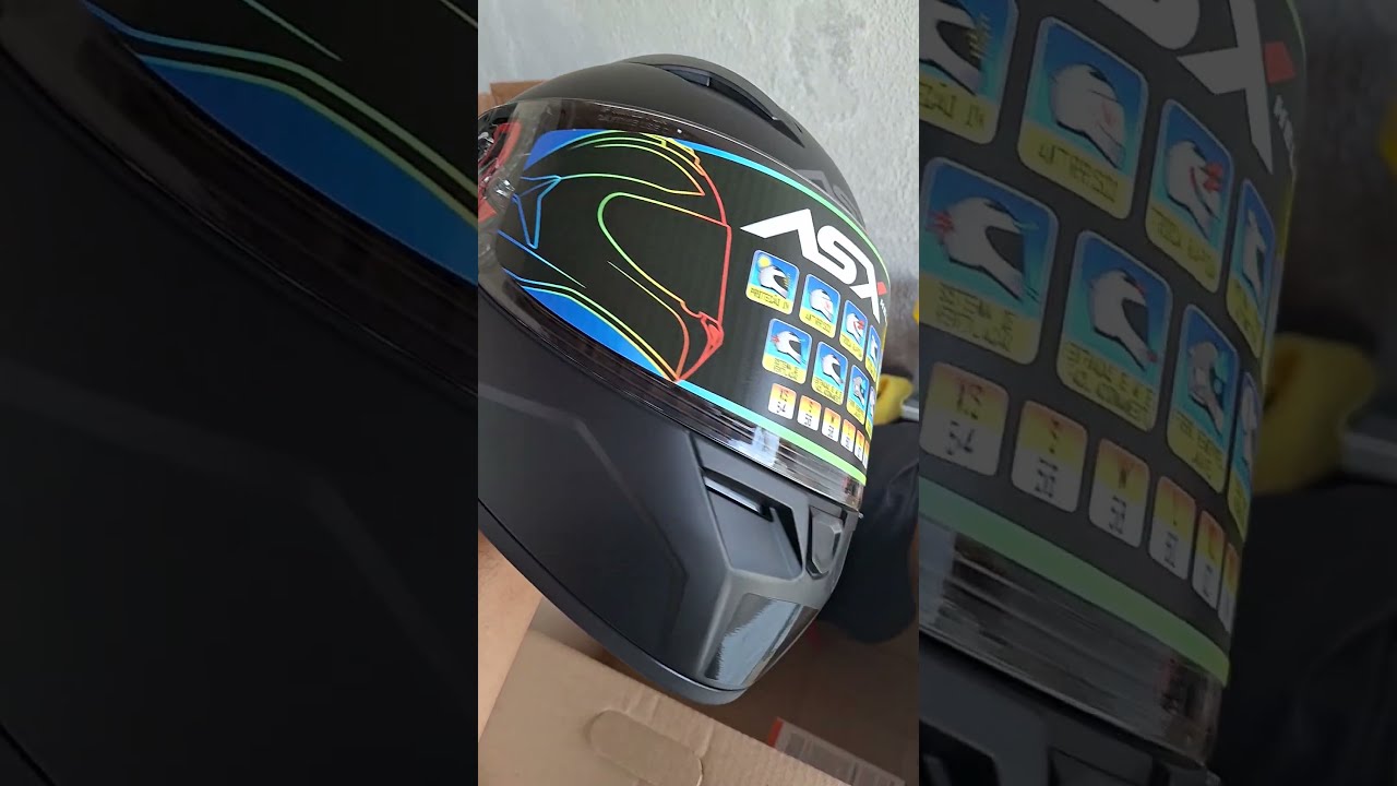 Capacete ASX City - Preto Fosco #automobile #capacete #asx #asxcity