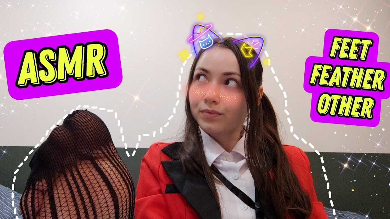 ASMR, Feet, feather #asmr #asmrsounds