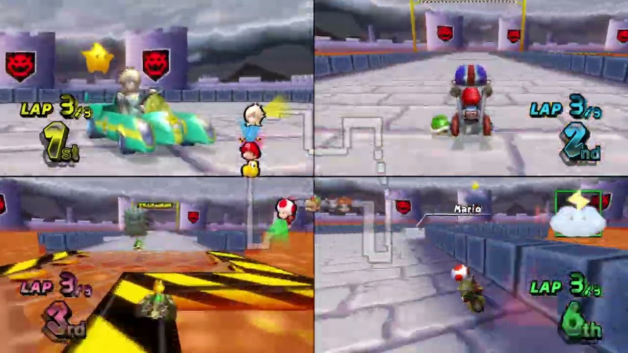 Mario Kart Wii ✦ 4 Players #516 Leaf Cup Mirror