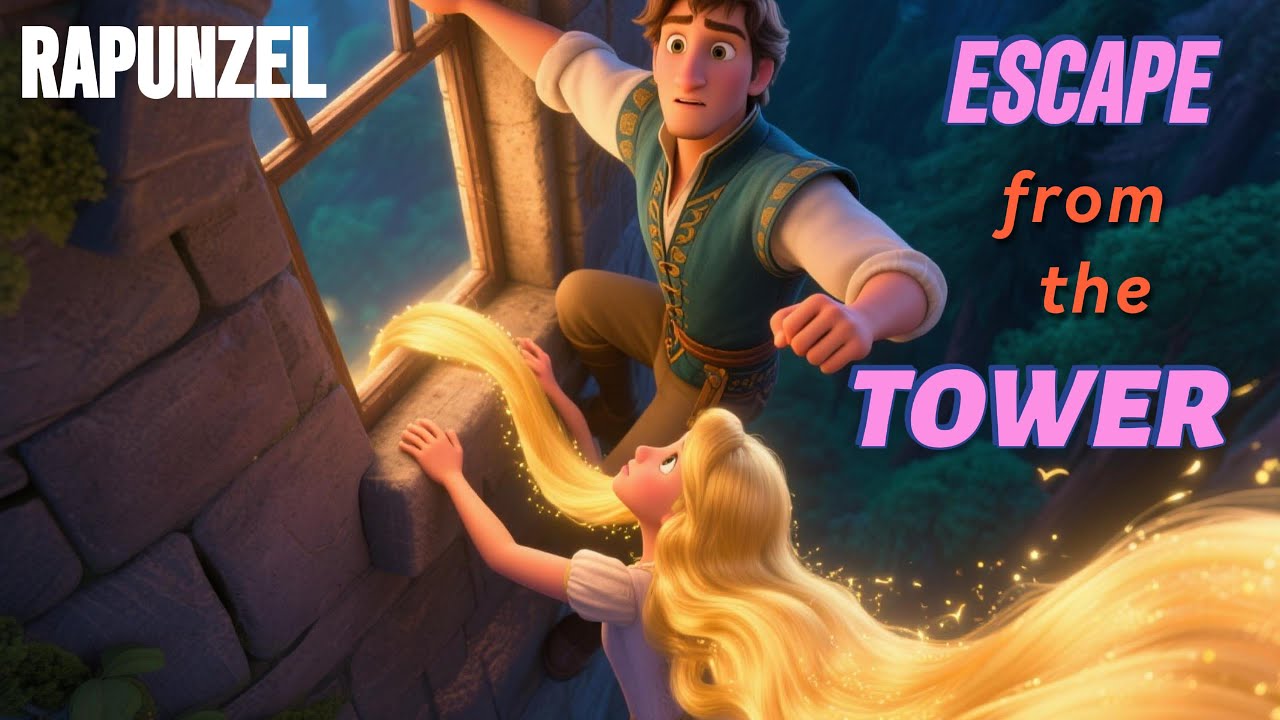 Rapunzel: Escape from the Tower 🌙 A Calming & Magical Bedtime Story for Kids