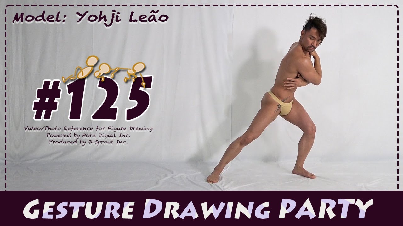 GESture DRAWing Party : #125 Yohji Leão　－Video/Photo Reference for Figure Drawing－