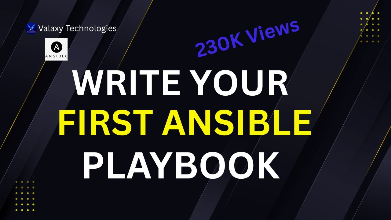 How to write your first Ansible playbook | Write Simple Ansible Playbook | Learn Ansible Basics