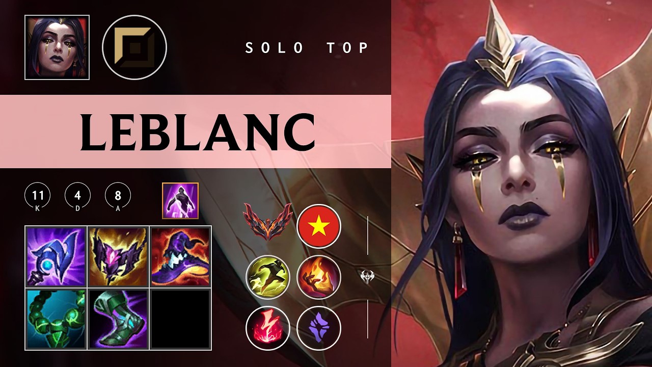 LeBlanc Top vs Ziggs - VN Grandmaster Patch 26.03