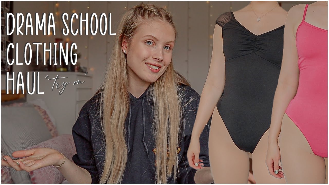 DRAMA SCHOOL CLOTHING HAUL | huge dancewear try-on haul