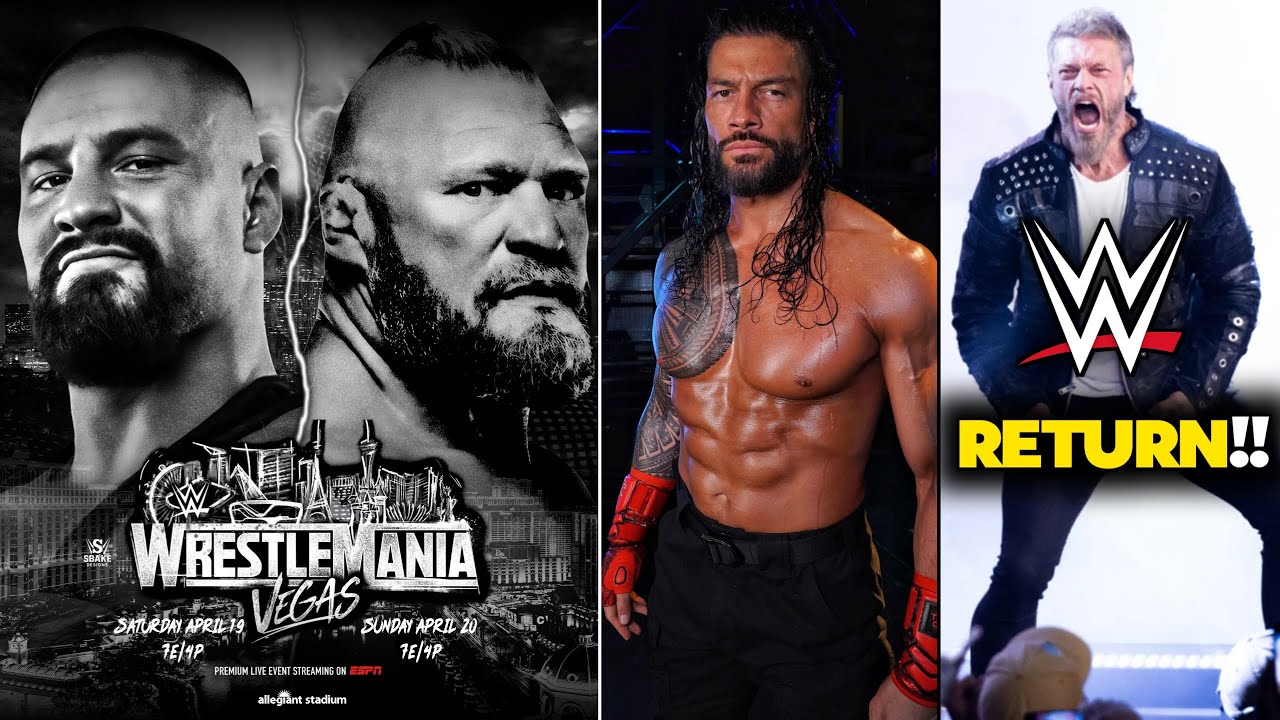 EDGE Returning to WWE 🤯!! Roman Reigns, Brock Lesnar vs Bron Breaker WrestleMania Match...