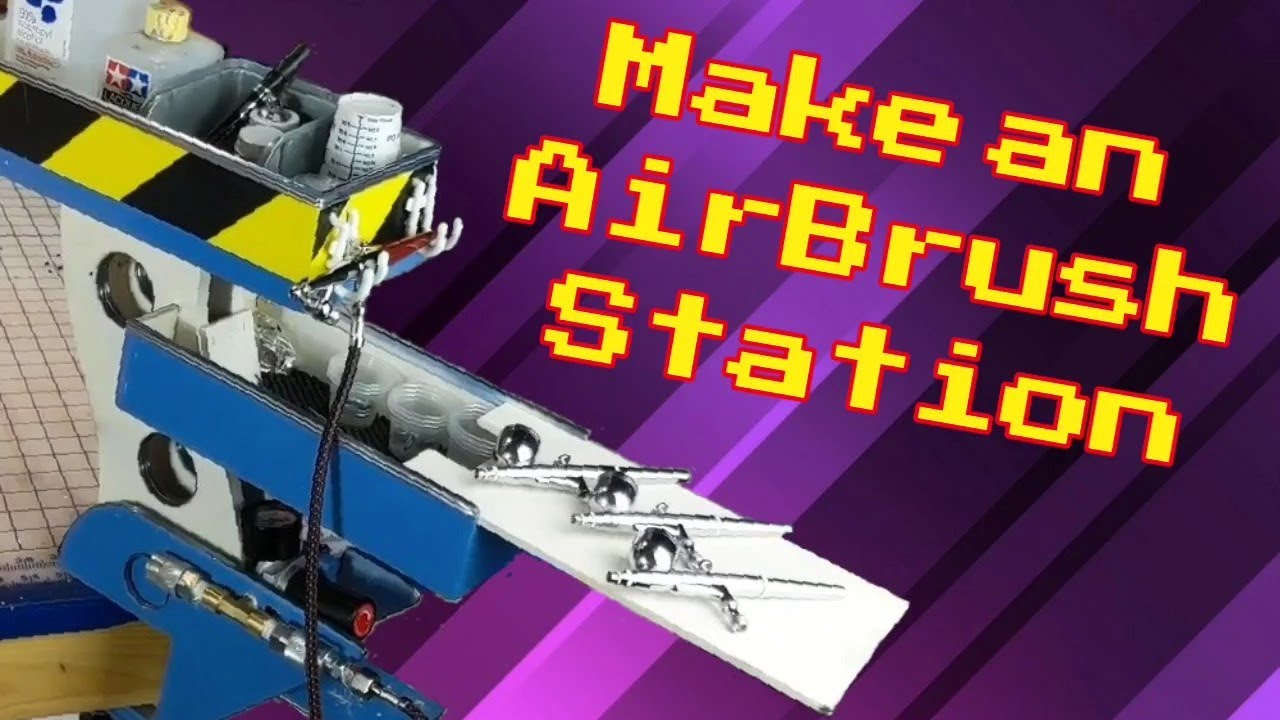 How to Make a portable Airbrush Station