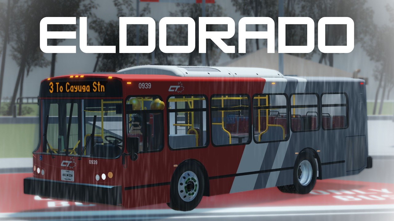 VAMOS Bus Simulator (Cayuga) 2009 ElDorado E-Z Rider II | 3 Cayuga Station [First-Person POV]