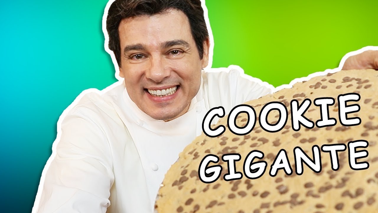 TENTEI FAZER UM COOKIE GIGANTE