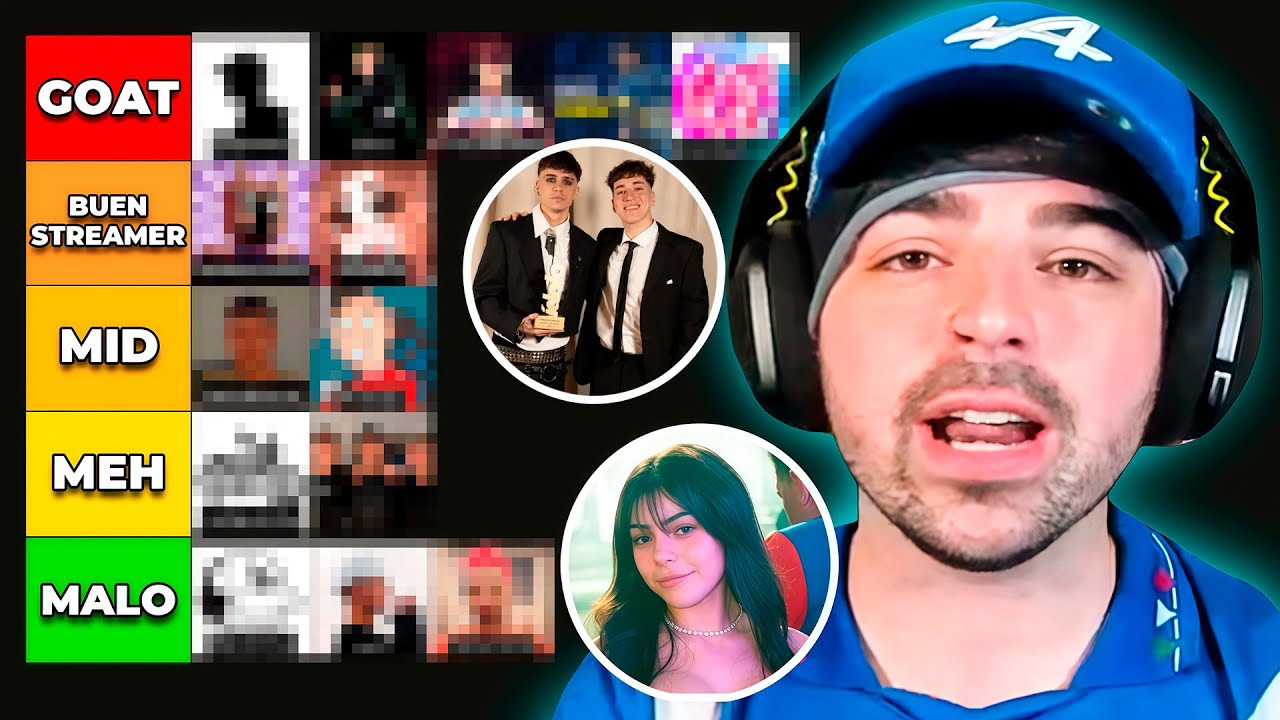 TIERLIST DE STREAMERS 2025 FT. RAGEYLO (completo)