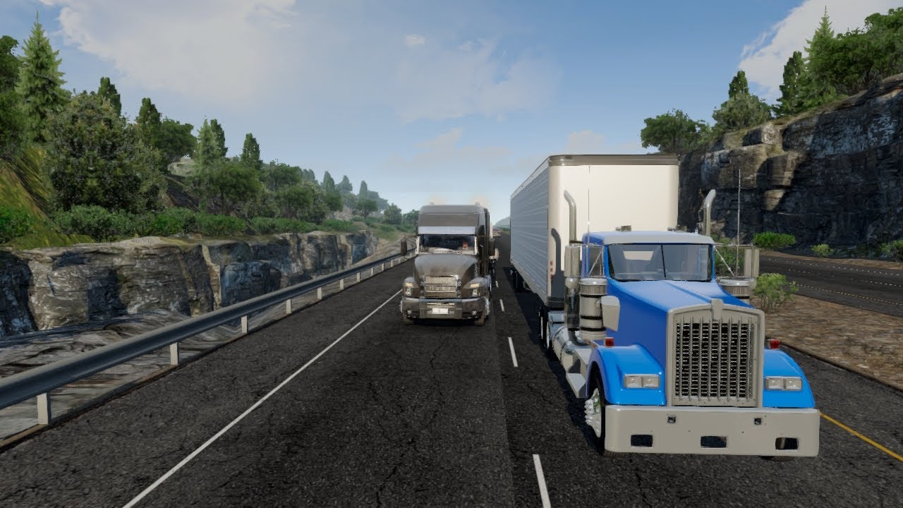 American road 🛣️... #trending #newtrucksimulator #viralvideo #games #@VickyGill-f5i 