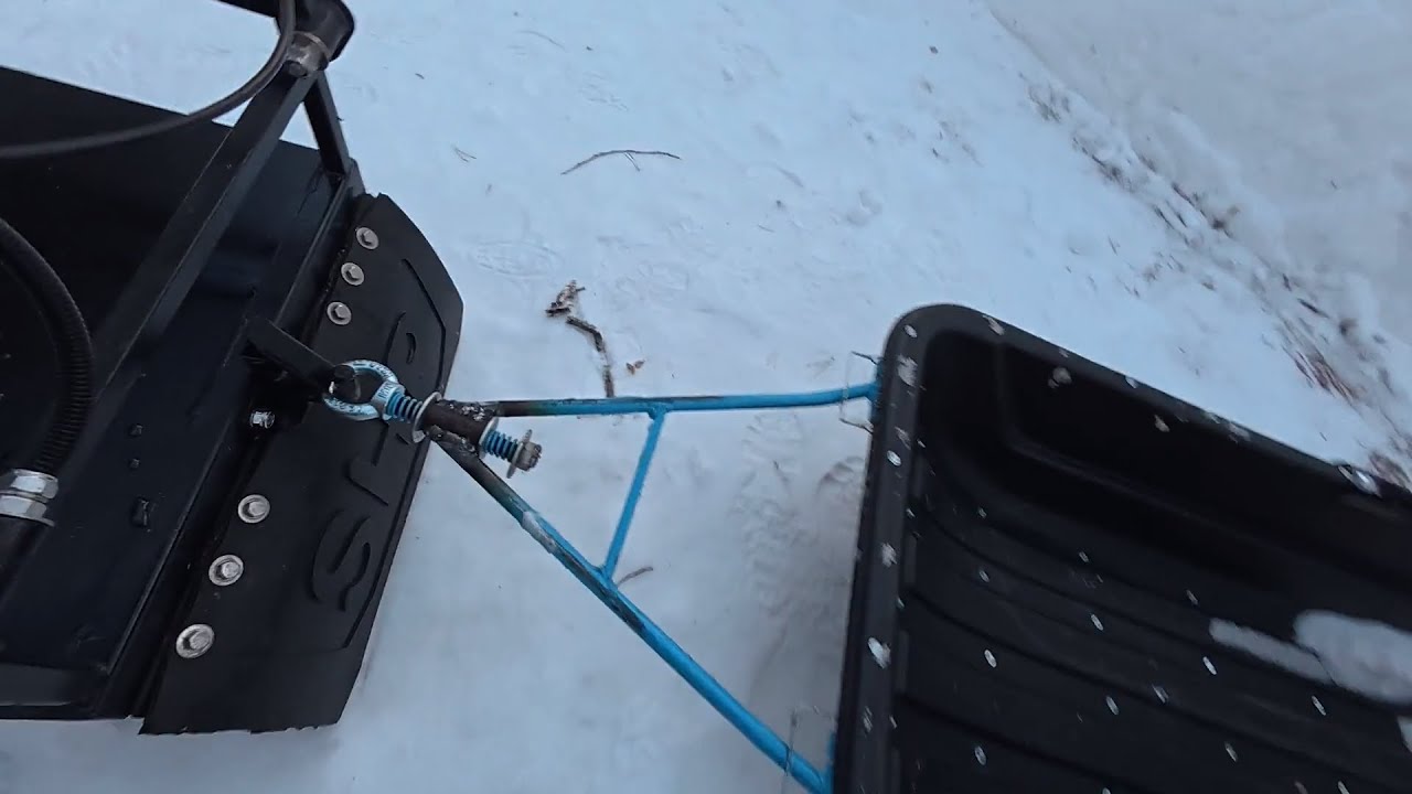 Ремонт и усиление дышла-сцепки саней-волокуш мотобуксировщика