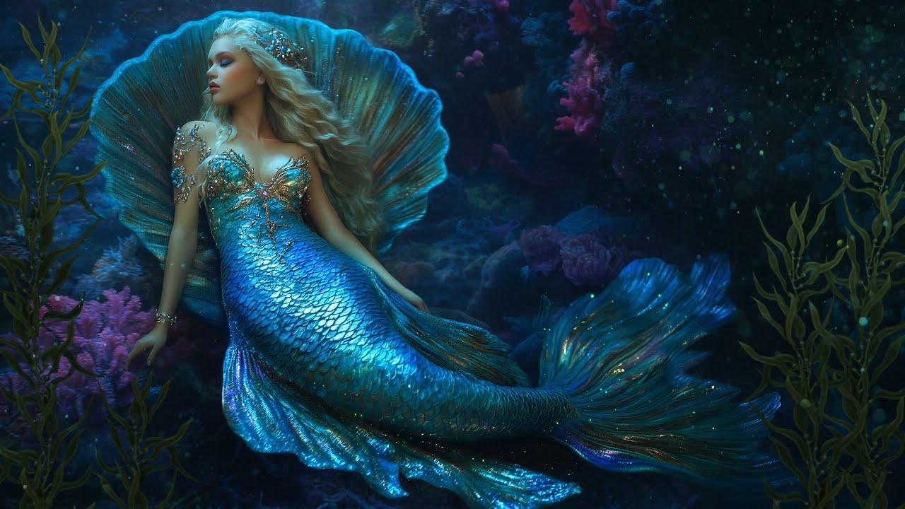 ✨🧜🏼&zwj;♀️ Deep Sea Echoes | Fantasy Music & Ocean ASMR Ambiance | Fall Asleep, Relax, Dream | 3/3 Hrs