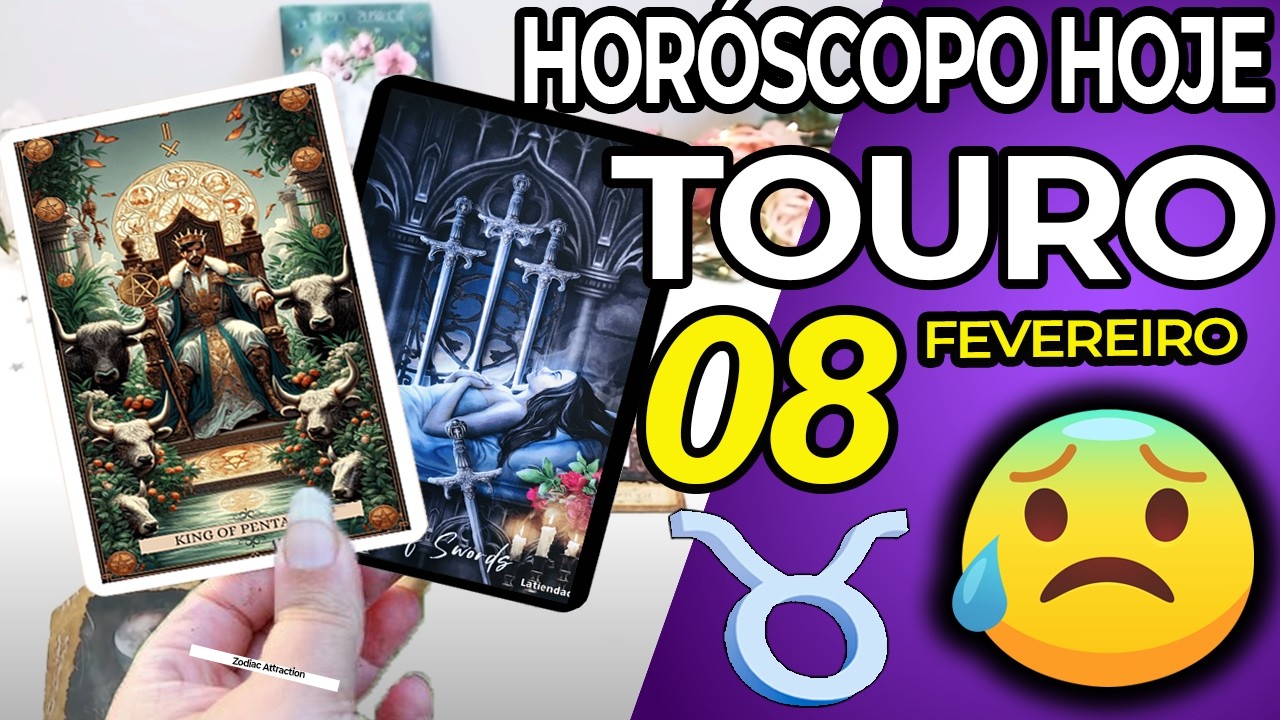 MUITO FORTE☢️⛔ESTE TAROT DIZ TUDO EXATAMENTE🤦‍♀️ Touro ♉ 8 Fevereiro 2026 | Horoscopo do dia de hoje