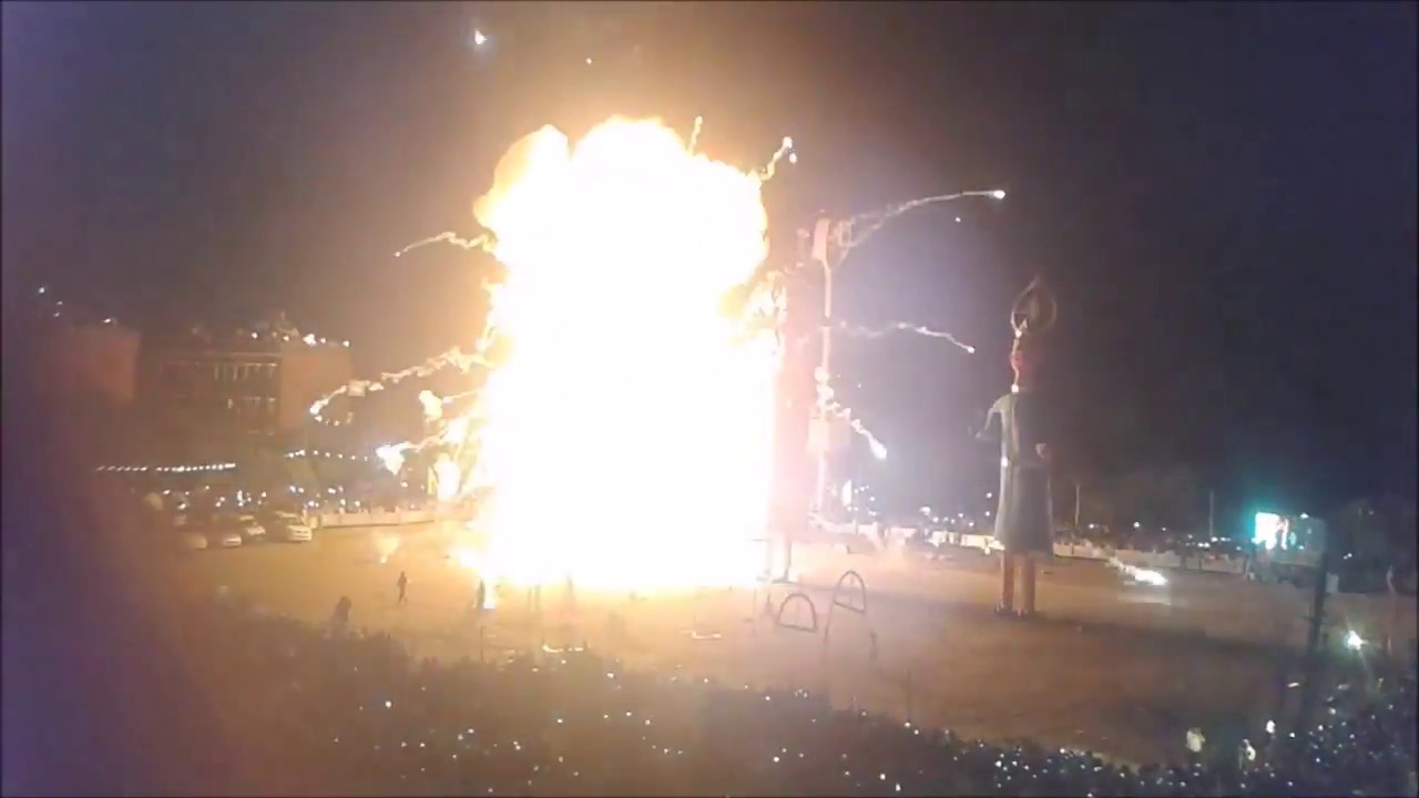 Awesome Fire Work | Sector-46 Chandigarh | Dussehra 2017