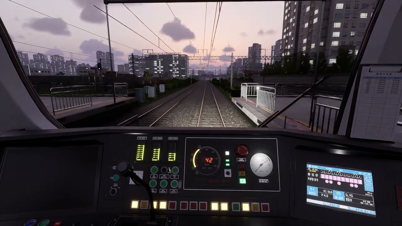[HMMSIM METRO][GAMEPLAY][ASMR] Train Driving Guro to Yongsan