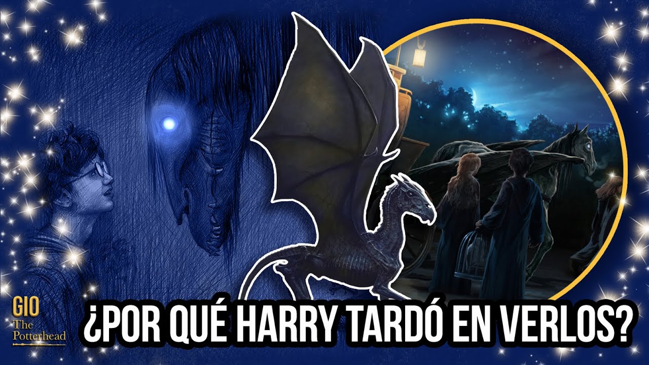 Los Thestrals y su relación con la muerte | ¿Por qué Harry Potter tardó en verlos? (Datos curiosos)