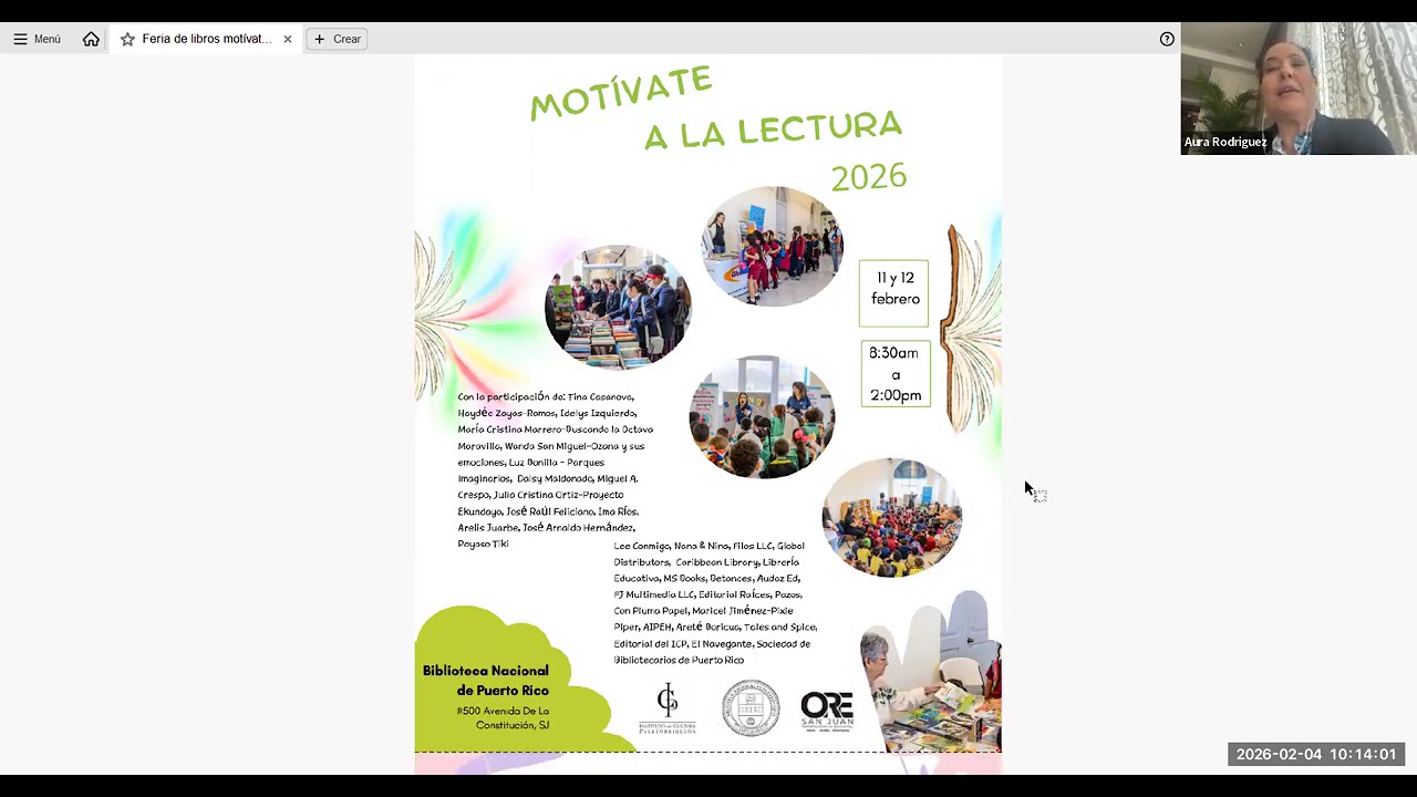 Coloqueo: Feria de Libros Motívate a la Lectura 2026: 11 y 12 de febrero de 2026
