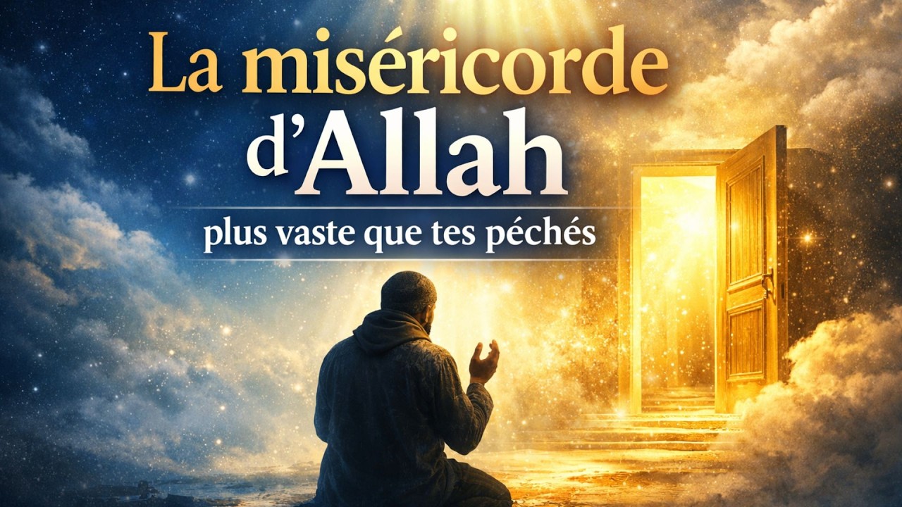 La miséricorde d’Allah plus vaste que tes péchés