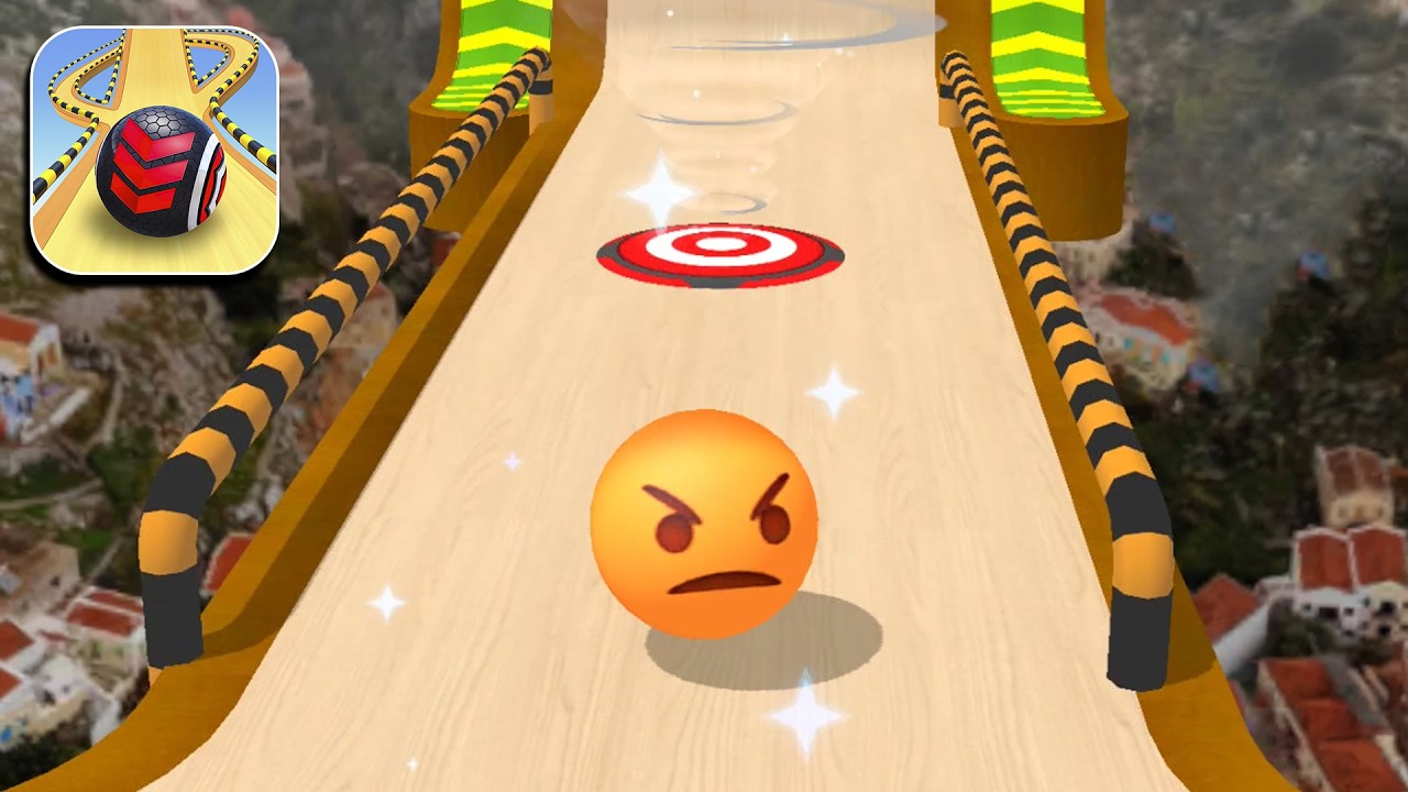 Racing Ball Rolling Game Speedrun Gameplay Max Level 1097