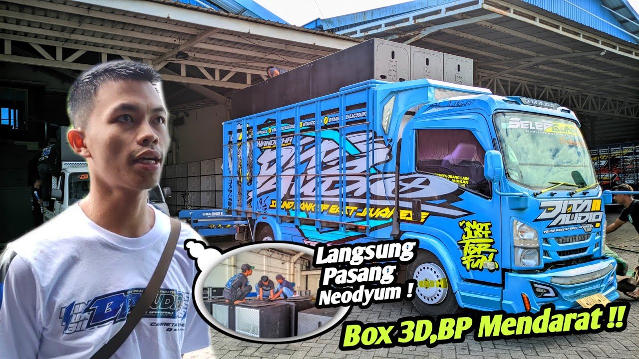 1 Truk Penuh Box 3D 21 INCH Mendarat Di Markas BP Audio❗
