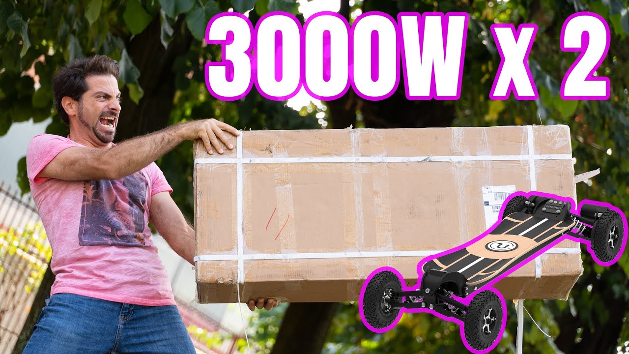 Unboxing Endeavor S con doppio motore da 3000 watt l'uno! in teoria è uno skateboard elettrico!