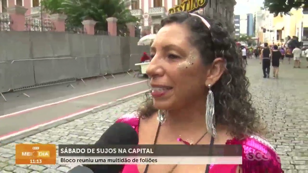 Sábado de Sujos reúne multidão de foliões na Capital | Cotidiano | SCC Meio-Dia