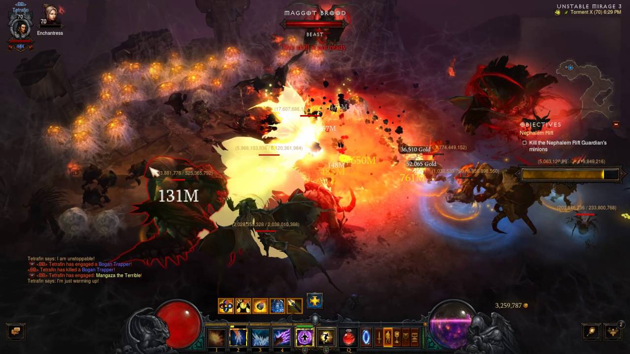 Diablo III Wand of Woh combined with In-geom