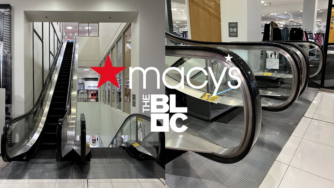 Final Ride! Westinghouse Double & Single-File Escalators - Macy's, The Bloc - Los Angeles, CA