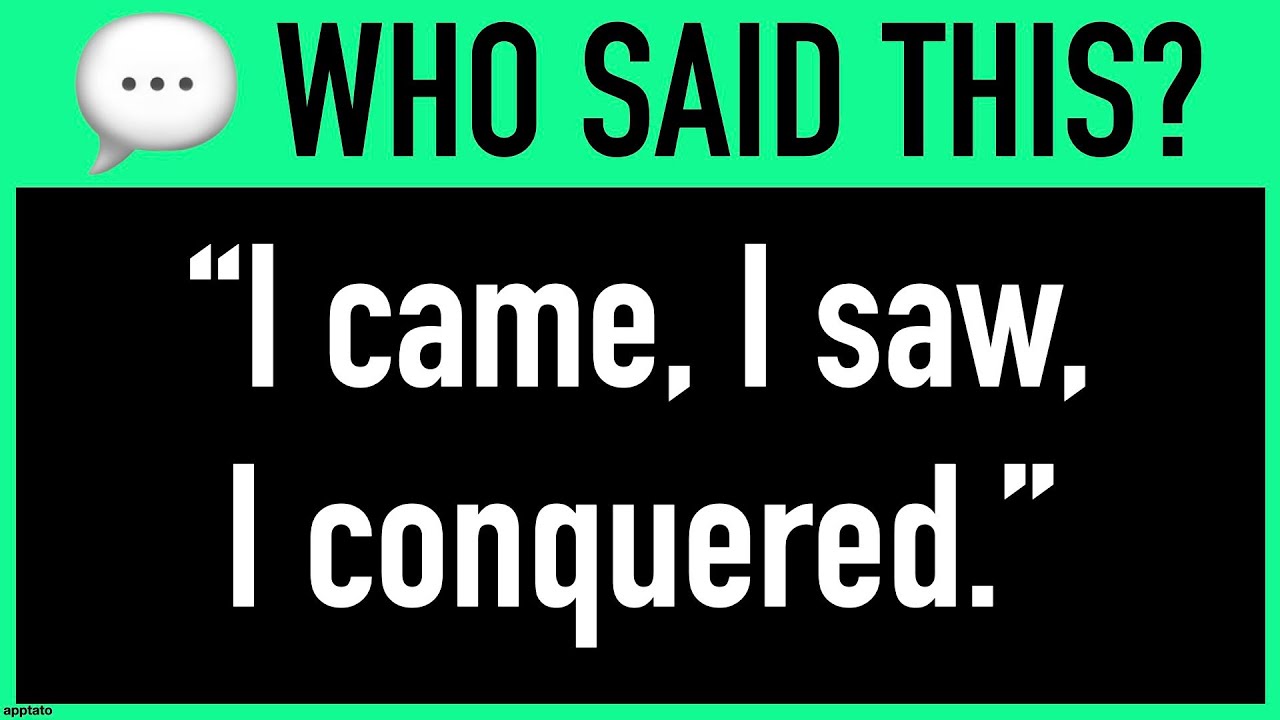 FAMOUS QUOTES TRIVIA QUIZ #6 | Guess the Famous People from the 22 Powerful Famous Quotes