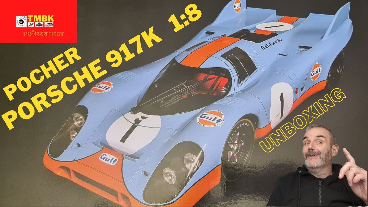 Pocher Porsche 917K 1:8 Unboxing